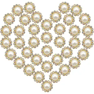 200 Pcs12mm  Rhinestone  Buttons, Suitable for Clothing, DIY Craft Projects, Sewing Accessories, and Shoes