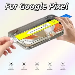 HD Tempered Glass Screen Protector for Google Pixel 6a/7/7a/8/8a/8pro/9a/9pro/9pro Xl/10pro/10pro Xl, Supports Ultrasonic Fingerprint Unlock
