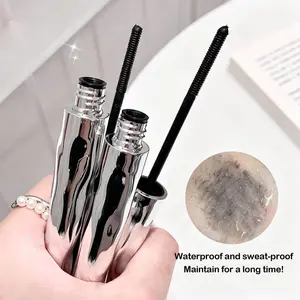 2PCS Steel tube spiral mascara, featuring a special spiral brush head made of steel – durable and waterproof, providing 24-hour wear, easy to apply, and keeps each lash individually long and curled for an extended period.