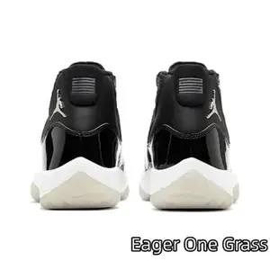High Top Vibration-Dissipation Sneakers - Air Permeable 2-Tone Stitched Leather Upper, Step Shock-Absorbing Midsole, Wrap-Around Plush Ankle Padding - For Recreational Basketball, Urban Daily Casual Use