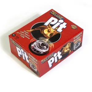 Deluxe Pit Game Set, Vintage American Design, Fast-Paced Trading Card Game, Suitable for Ages 7+, 3-8 Players, Interactive Party Game