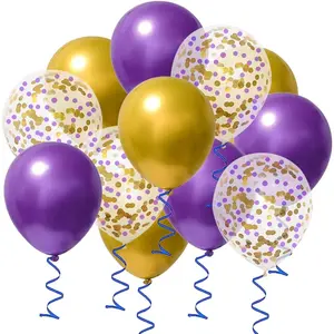 12 Inch   Balloons,  Confetti Balloons for Party Decorations,Pack of 50