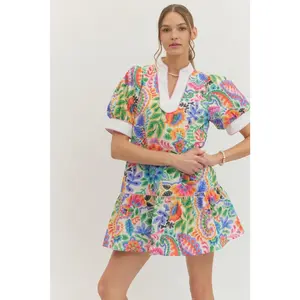 Entro Paisley Dress