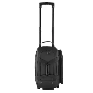 Father's Day Gift VEVOR 2 Ball Bowling Bag with Wheels Double Roller Bowling Bag with Shoe Compartment