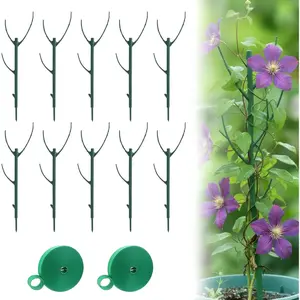 10 count Monstera  Support Set,  Stakes for Indoor ,  Support, Suitable for Support Climbing , Stabilize Potted and  Pile Decoration
