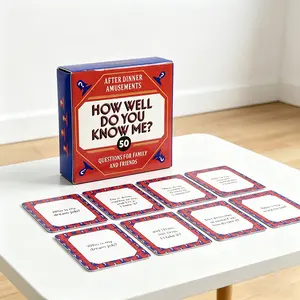 Card Game Series, Question Card Game, Family Gathering Tabletop Mini Games, Portable Single Player Fun, Guaranteed Enjoyment, Perfect for Groups, Party Game Cards, Conversation Cards