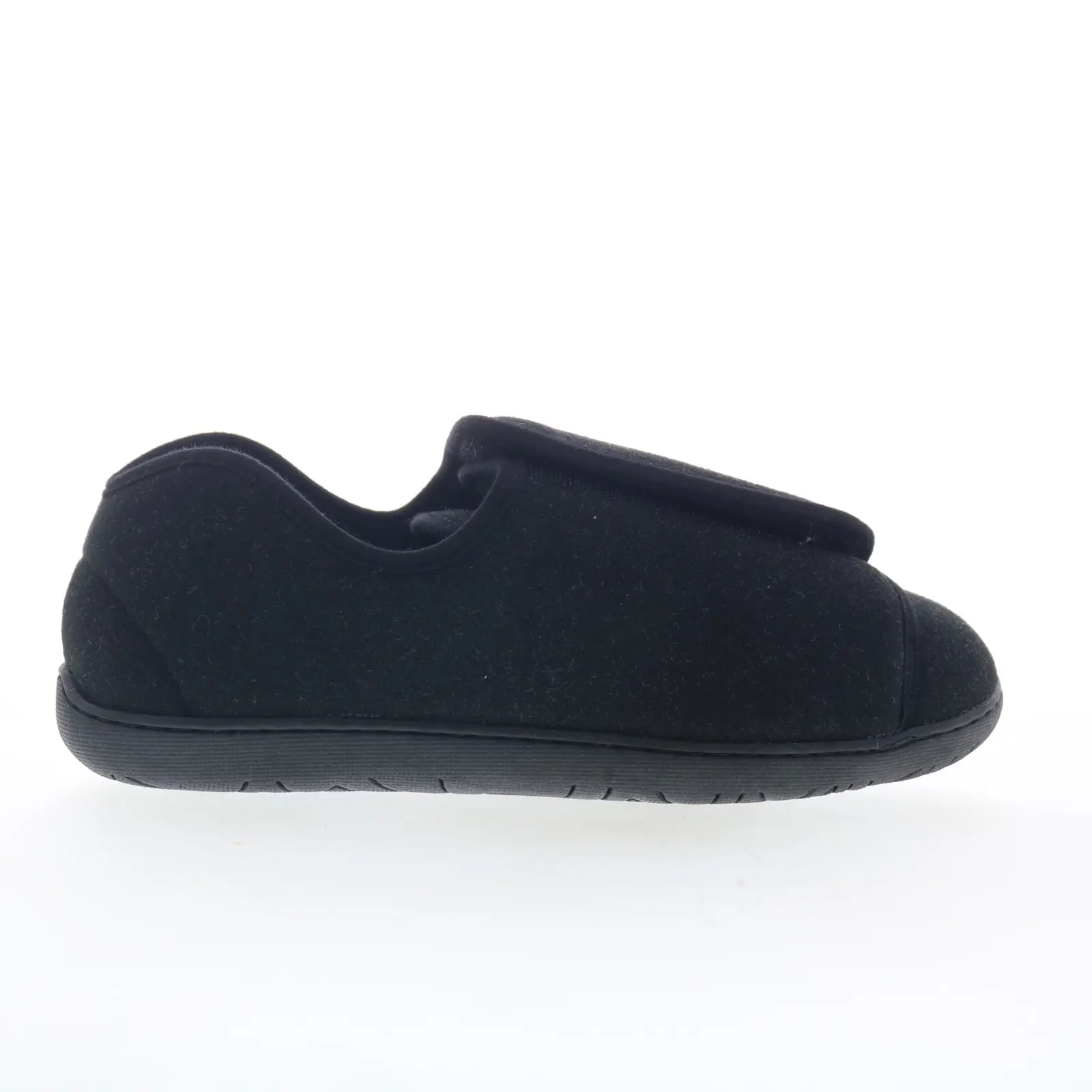 FoamTreads Nurse 2U NURSE 2U Womens Black Wide Nubuck Clogs Slippers Shoes