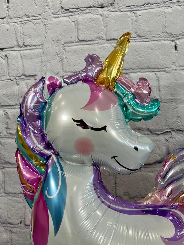 Unicorn Standing Balloon – Jumbo Foil Party Decor