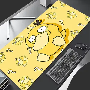 "The Thinker" Yellow Duck Large Gaming Desk Mat - 300x600mm Aesthetic Desk Pad