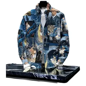 The Van Gogh Denim Structured Jacket