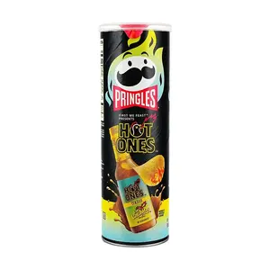 Pringles x Hot Ones Limited Edition Spicy Chili Flavor Potato Crisps Chips 158g - Collectible Snack