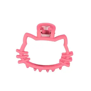 Hollow Pink Hair Claw Clip Women Accessories Back Hair Clip 1Pc