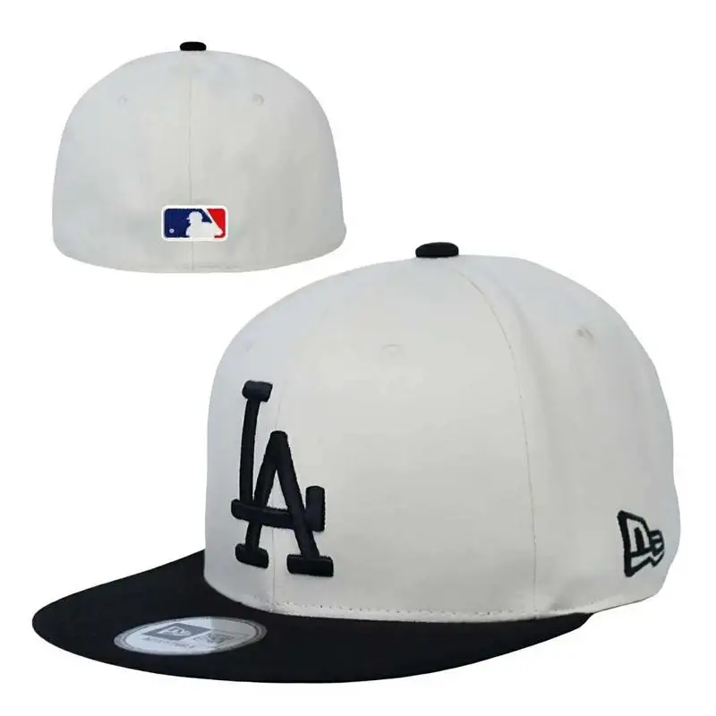 New Era MLB Snapback Hat – NY Yankees LA Dodgers Sox Cardinals Nationals Adjustable Cap, Flat Brim, Urban Style
