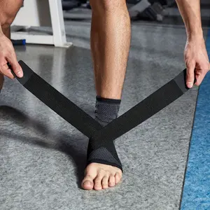 2pcs Ankle Brace for Women&Men,Ankle Compression Sleeve Support Copper Infused Ankle Brace For Sprained Ankle,Plantar Fasciitis Sports,Achilles Tendonitis Pain Relif