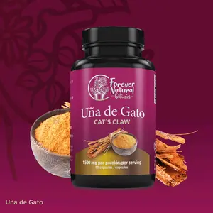 Forever Natural Botanics Uña de Gato Cat's Claw 1500 mg 90 Capsules Natural Plant Supplement for Immune Support & Anti-Inflammatory Properties