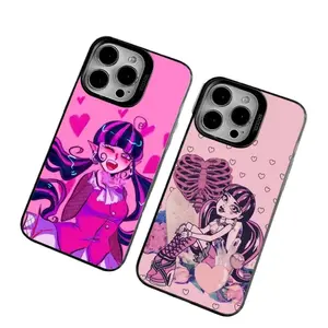 M-Monsters-H-High anime-patterned phone case, compatible with iPhone 17/16/15/14/13/12/11 Pro Max/Plus and Samsung Galaxy S23FE/22/23/24/25.