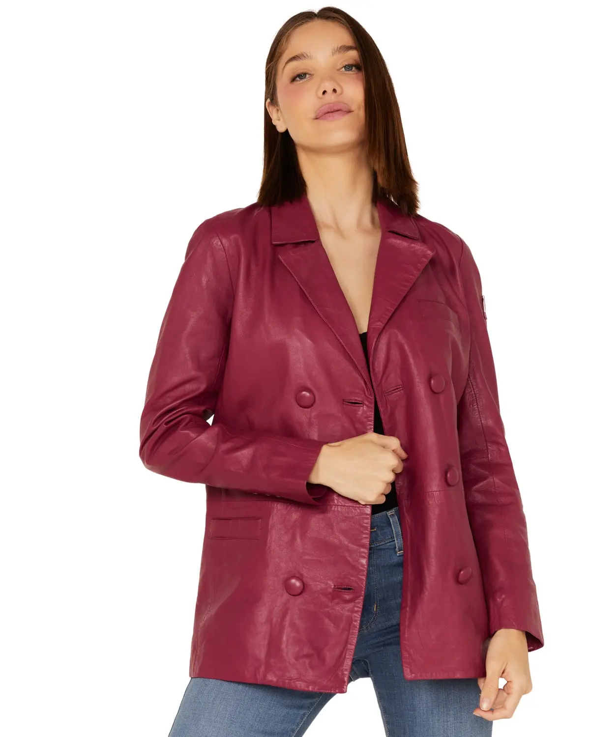 Mauritius Leather Women's Mauritus Women'S Flora Rf Blazer - Floya Rf