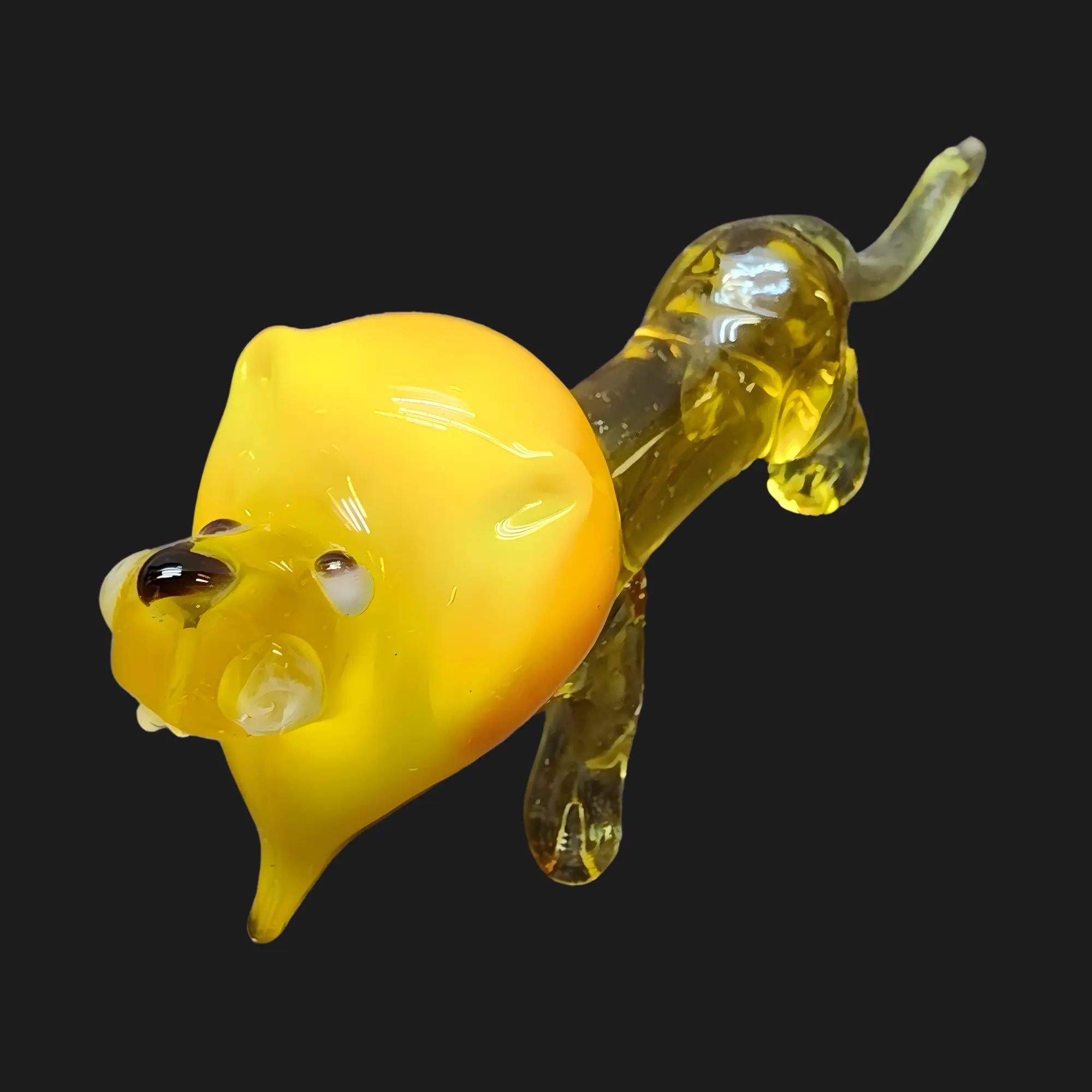 Glass Lion Figurine, Collectible Glass Lion, Murano Quality Gift At A Fraction Of The Price, Handcrafted In Ukraine