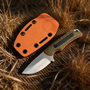 Emergency Wilderness Stainless Steel Knife 15017 small straight knife Legendary Fixed Blade Knife - Light Compac survival tactical fishing knifet S30V Razor Sharp EDC Tool for Camping Hiking Daily Use  mini fold knife full steel knife multi-tool belt