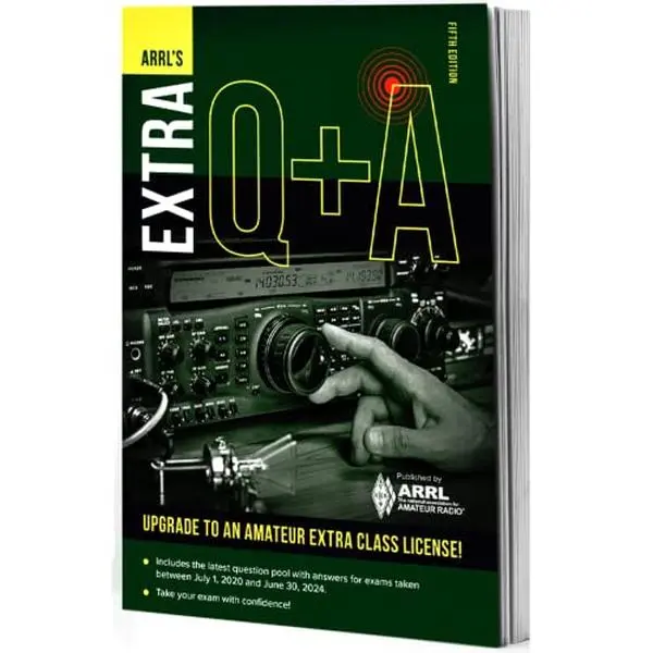 USED Book - ARRL's Extra Q&A 5th Edition – Quick and Easy Path to Earning an Amateur Extra Class Ham Radio License by ARRL Inc. (Paperback) - english