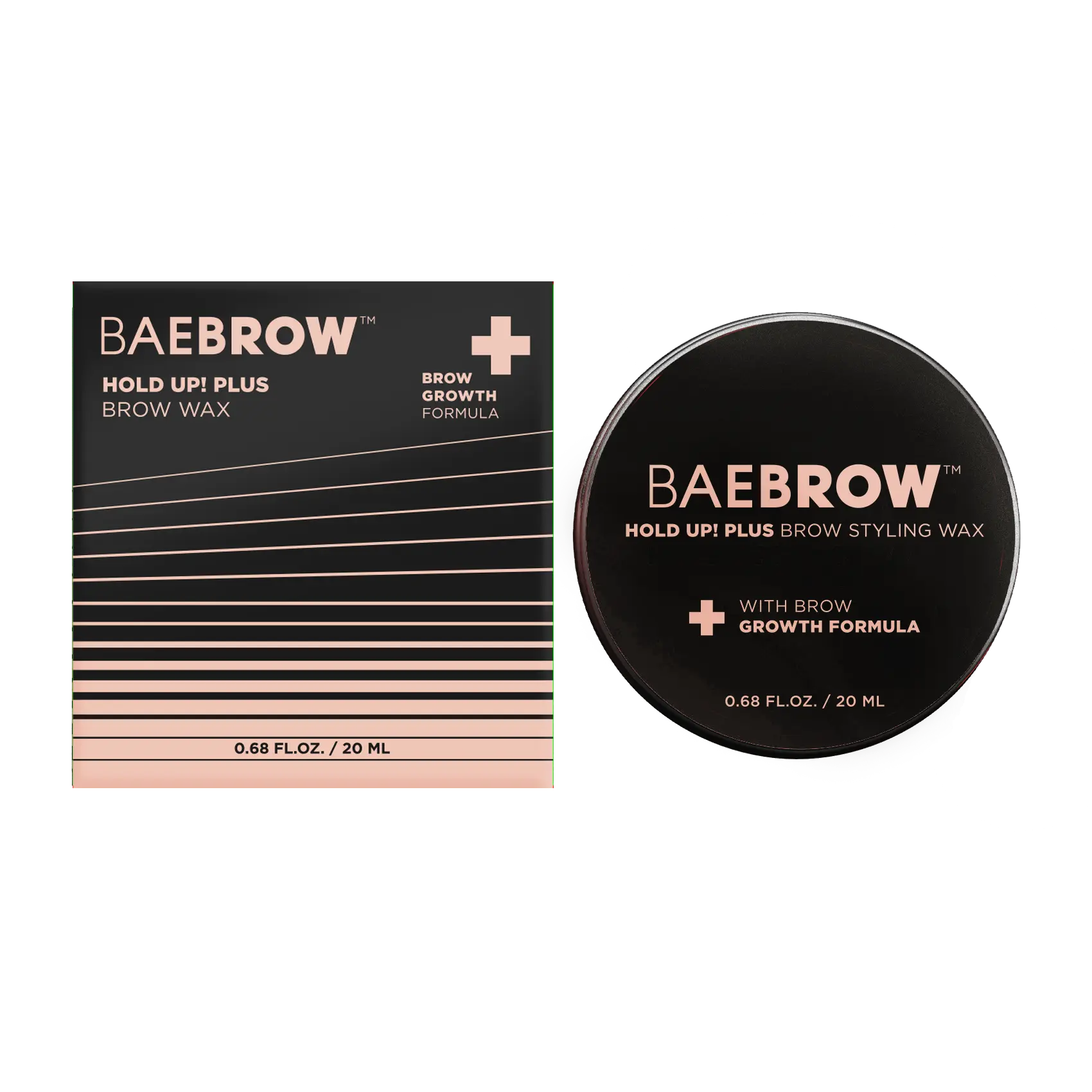 BAEBROW HOLD UP! PLUS Brow Styling Wax Strong Hold + Peptide Growth Formula