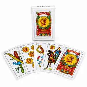 Barajas Espanolas Spanish Playing Cards Deck, Cartas Españolas Traditional Illustrated Card Game Deck for Truco, 31, Family Game Night