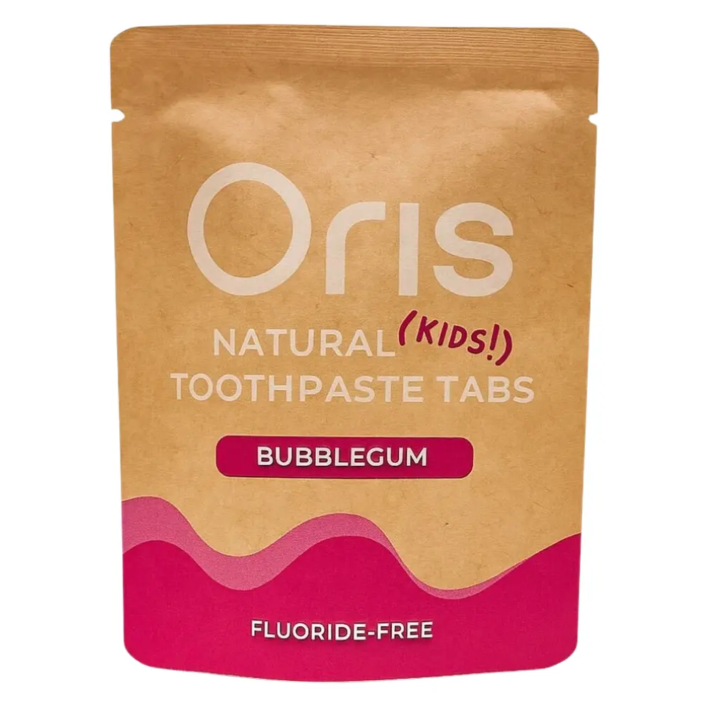 Oris Kids Chewable Toothpaste Tablets | Nano Hydroxyapatite, Fluoride-Free, Mess-Free | No Mint Oris Kids Chewable Toothpaste Tablets | Nano Hydroxyapatite, Fluoride-Free, Mess-Free | No Mint