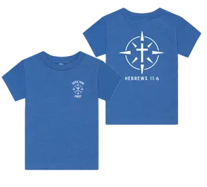 Seek Him First - Nautical Compass T-Shirt