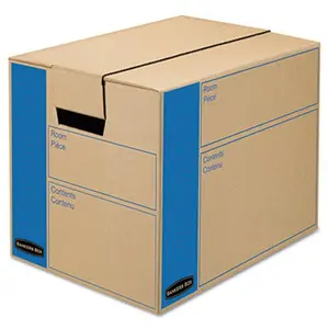 Bankers Box FEL0062701 SmoothMove Moving-Storage Box Extra Strength Small 12w x 12d x 16h Kraft