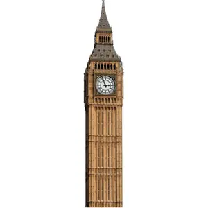 Advanced Graphics  Big Ben Clock Tower Cardboard Stand-Up, Decor, Wall