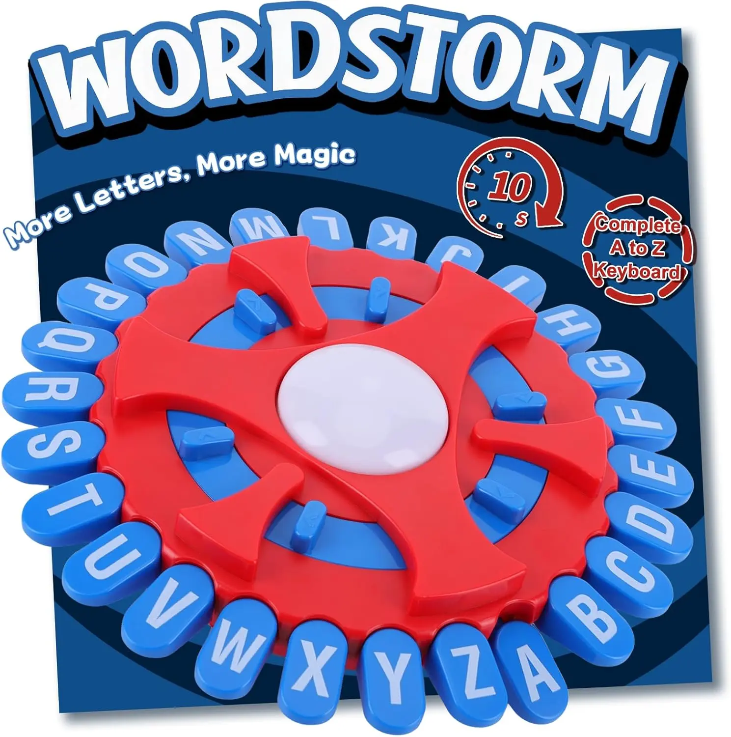 “Unplug to Connect” Word Game - 26 Letters, 36 Cards, Endless Fun! The Ultimate Screen-Free Party Game for Families & Friends to Spark Conversation