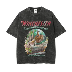 Winchester Men's T-Shirt, American Legend, 1866 AmmoBox Graphic, Lever Action Rifle Print
