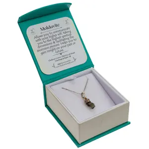 Down To Earth Moldavite Crystal Necklace