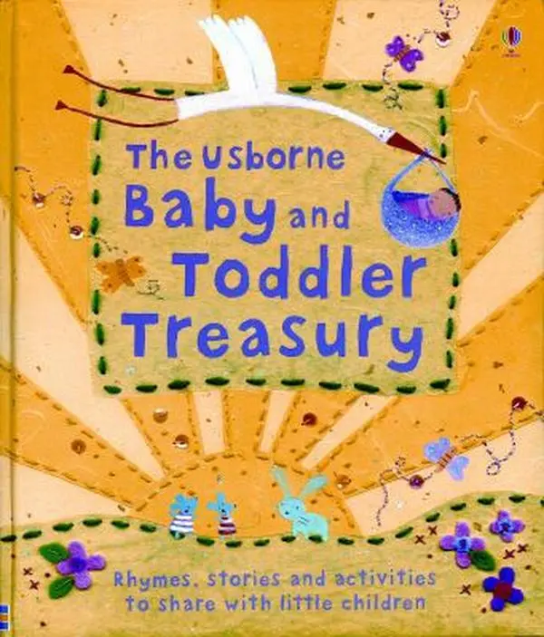 Used The Usborne Baby and Toddler Illustrated Treasury - Stories, Baby Scrapbook, Activities for Little Children by Susanna Davidson (Hardcover), Printed