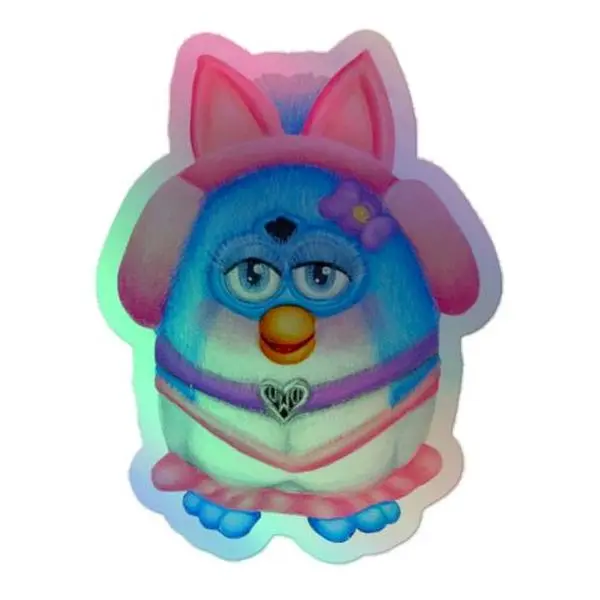 UwU Furby Holo Sticker