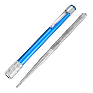 Serrated Sharpener  Pocket With Retractable Sharpening Rod Steel Tool For Kitchen Outdoor Repairs Polishes Restores Stick Tools