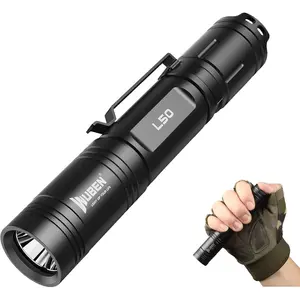 Flashlight 1200 High Lumens Flashlight Flashlight IP68 with 5 Mode Flash Light, LED Tail Switch Flash Light for Emergencie Camping Home Inspection Repair