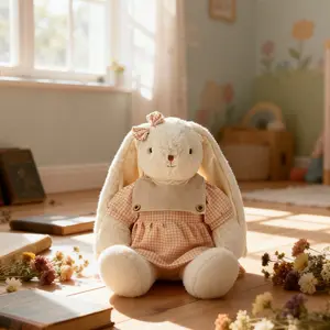 Festival Gift, Cute Rabbit Doll Plush Toy for Kids, Sleeping Bunny Pillow, Perfect for Easter, Spring, Mother's Day, Wedding Celebrations