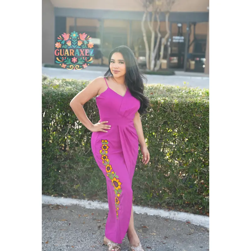 sachin and babi light blue dress I.H.F Red Long Sleeves with Draped Waist Gown main image 1