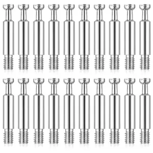 20Pcs Furniture Cam Bolts - Connector Fixing Screws, Lock Fasteners, Connecting Fittings Tools for Cabinet, Drawer, Wardrobe