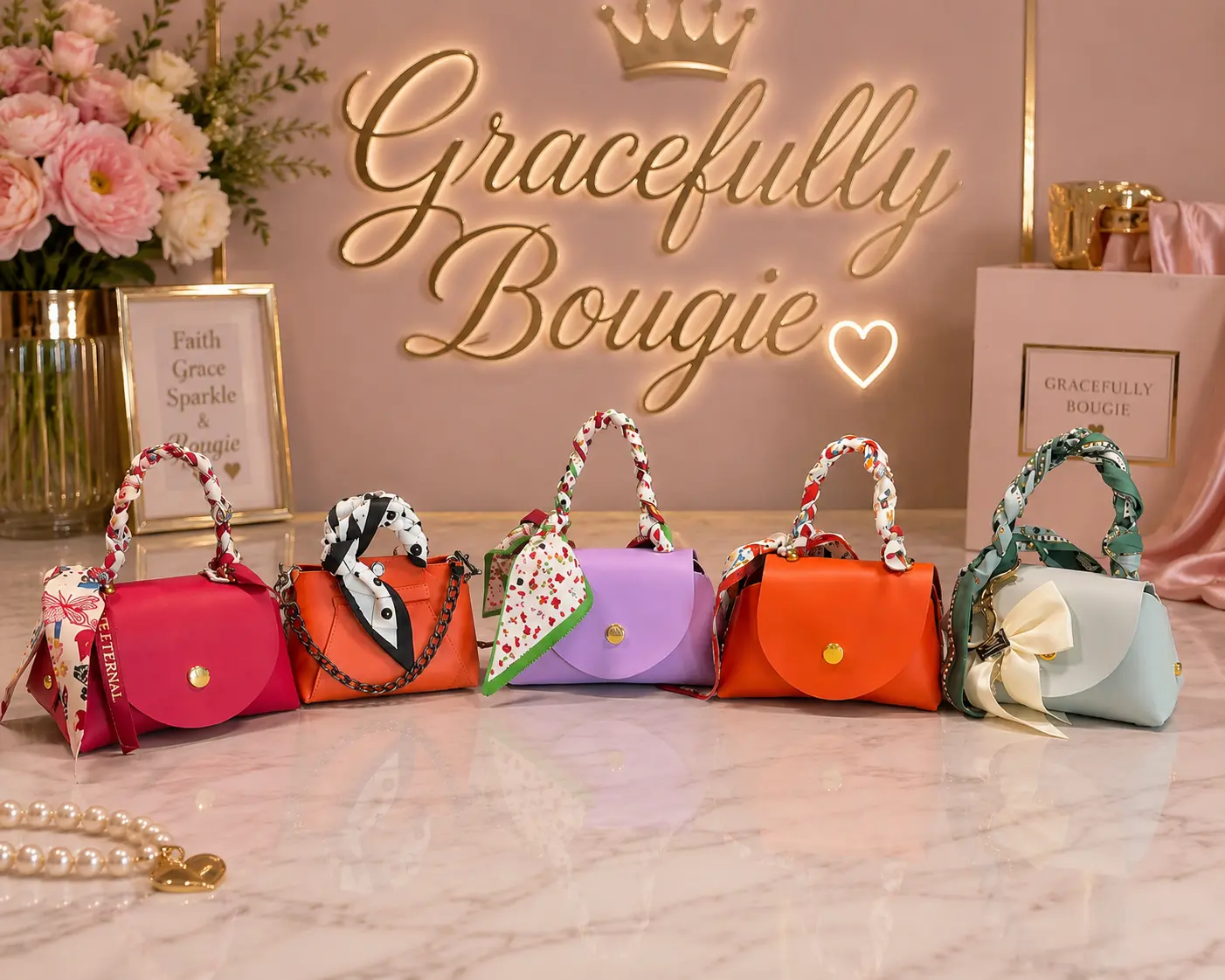 Women's Gracefully Bougie GB Mini Purse - Boutique Handbag for Daily Use