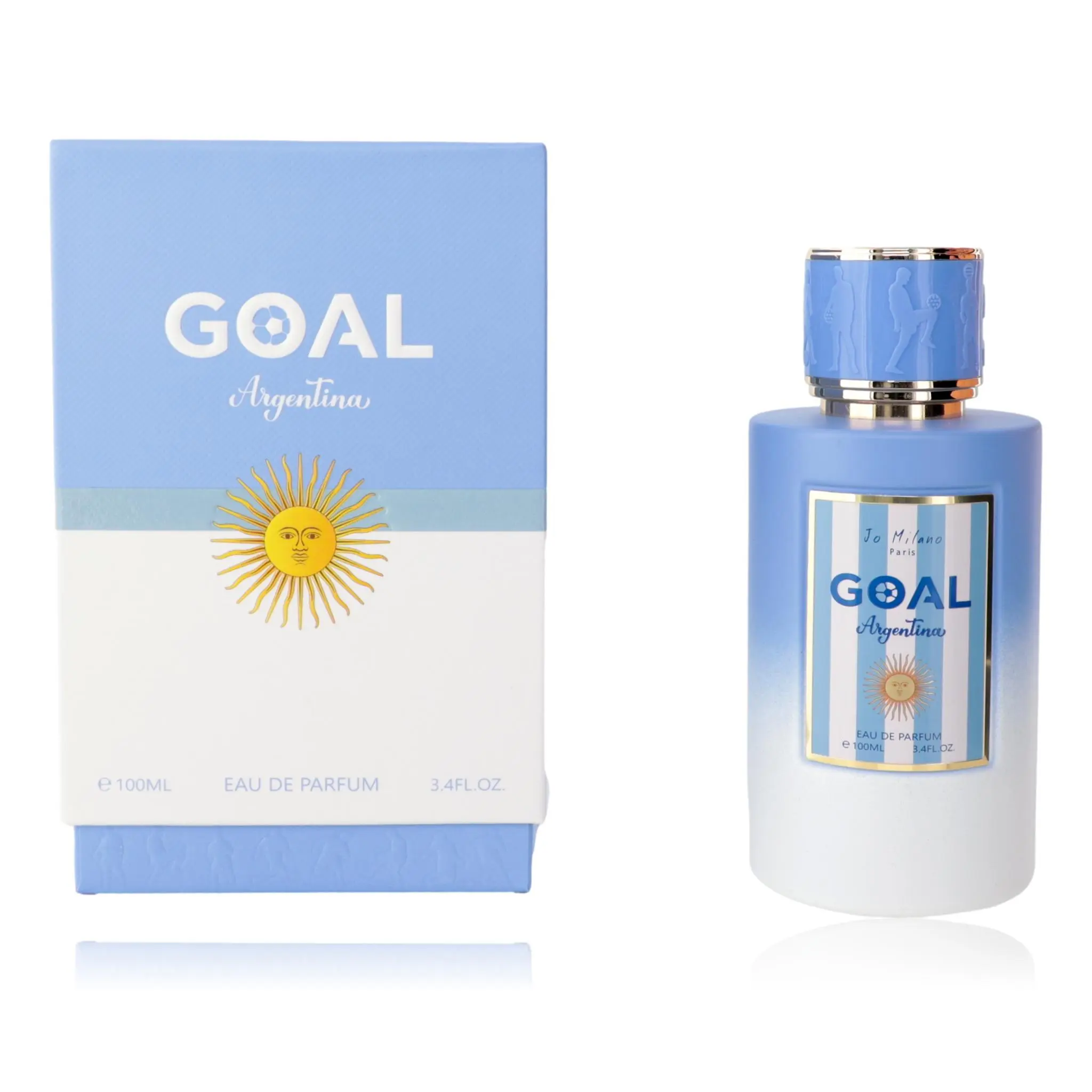 Goal Argentina Oriental EDP, Aromatic Unisex Fragrance with Pineapple, Ginger, and Coconut-Woods Notes, 3.4 fl oz Spray Bottle, Ambergris, Signature Scent