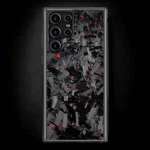 BOLD FORGED Carbon Fiber Galaxy Case - Red