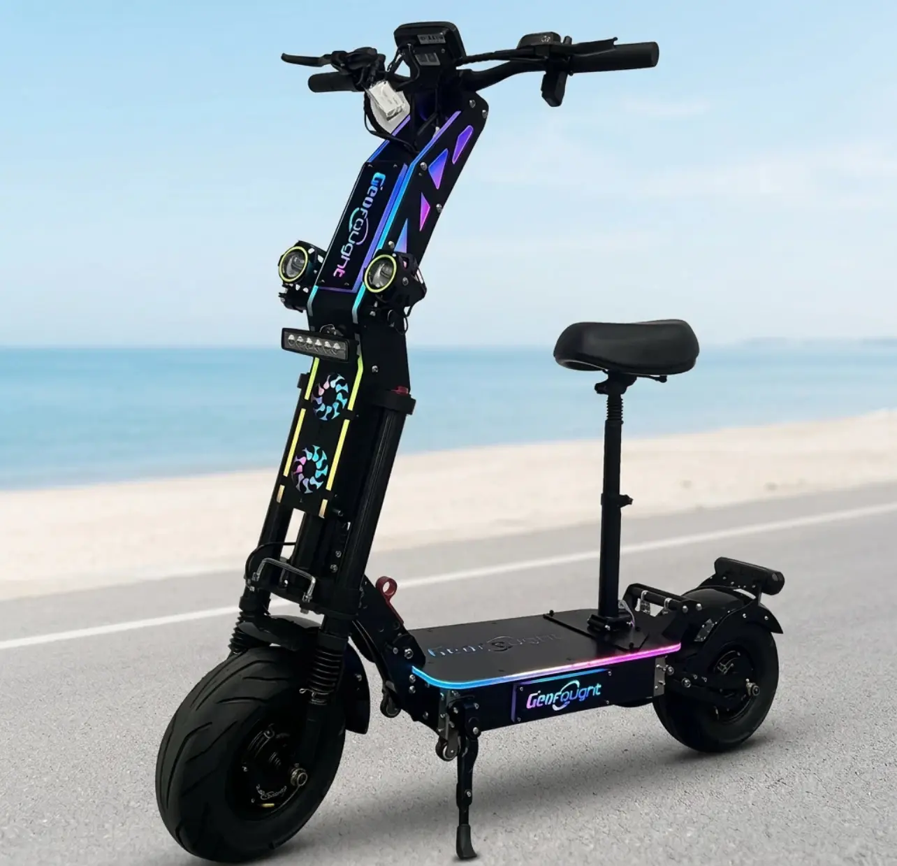 Brand new and original Electric Scooter for Adults, 10000W Dual Motor, 68 MPH Max Speed, 72V Removable Battery, 13" Off-Road Tires, Music Light, Waterproof, 65 Mile Range, Folding E-Scooter