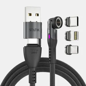 Statik® 360 Pro | 100W Universal Charge & Data Cable