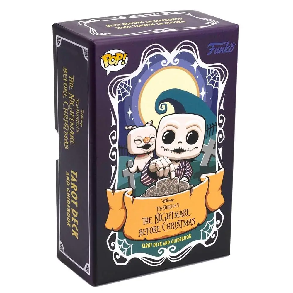 Funko The Nightmare Before Christmas Tarot Card Game - 78-Card Tarot Deck, Beginners Guidebook, Beautiful Illustrations, Great Gift for Fans (Literature & Art Book)