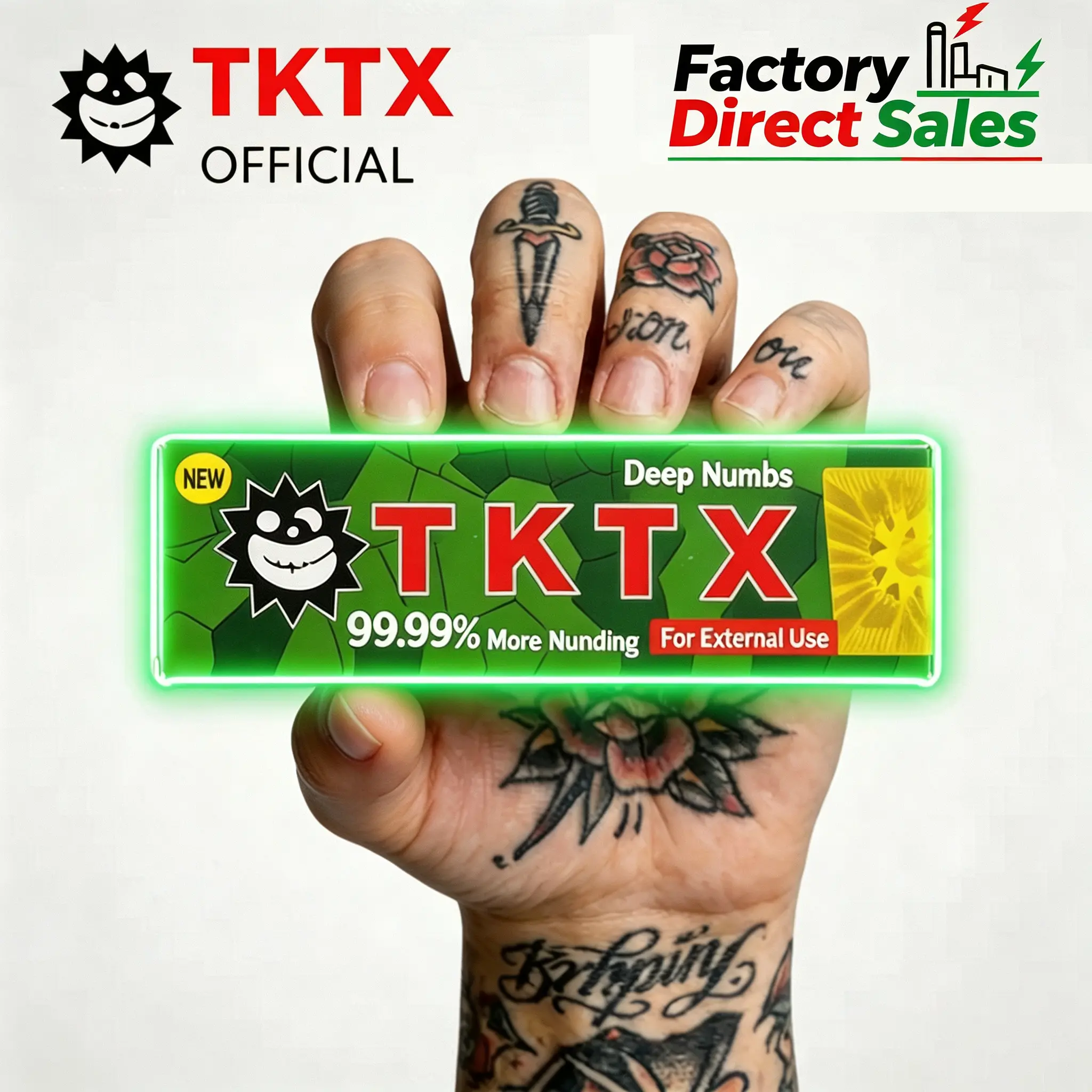 TKTX 99% Fast-Acting Numbing Creams with Lidocaine &Professional Anesthetic Ingredients, Numbing Creams Tattoo for Tattoo Artwork & Cosmetic Treatments, Suitable for AllSkin Types