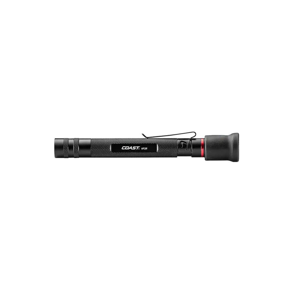 COAST HP3R 500 Lumen Rechargeable LED Penlight with TWIST FOCUS, Black COAST HP3R 500 Lumen Rechargeable LED Penlight with TWIST FOCUS, Black
