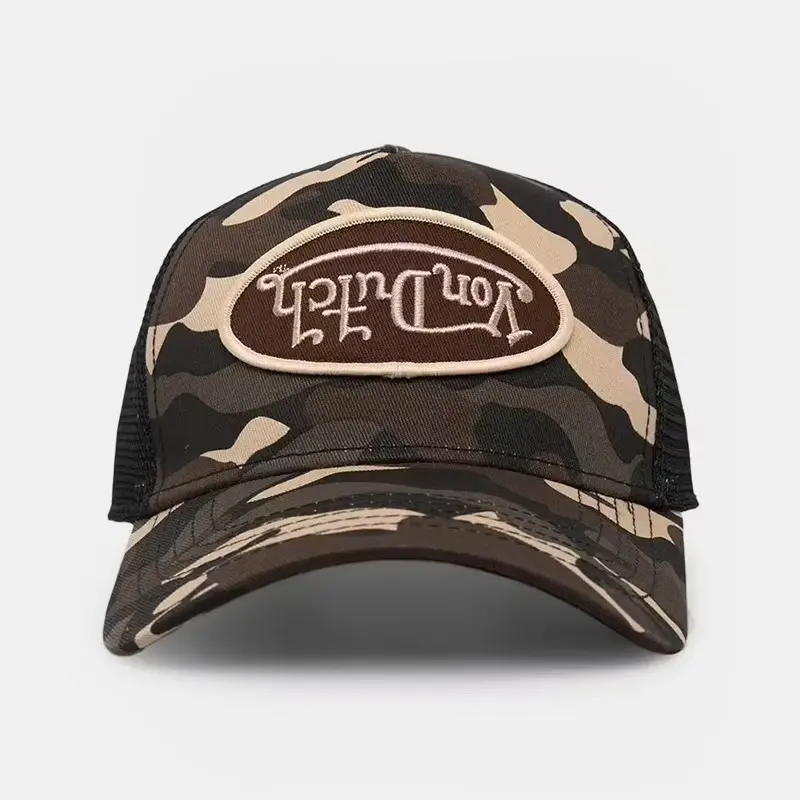 Brown Rambo Camo Trucker Hat