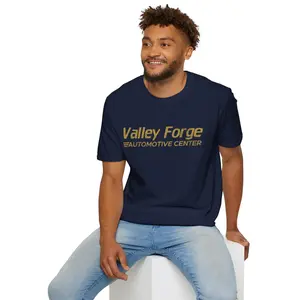Valley Forge Automotive Center T-Shirt – Unisex Softstyle Tee for Car Enthusiasts Menswear Top Casual Comfy Fashion Tshirt women's t shirts t shirts for women vintage graphic tees